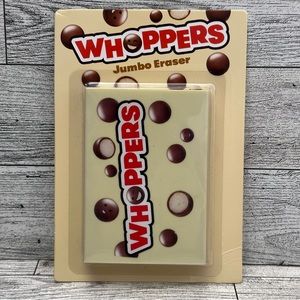 WHOPPERS Hershey's Malted Milk candy Jumbo Eraser Retro School Supplies Novelty